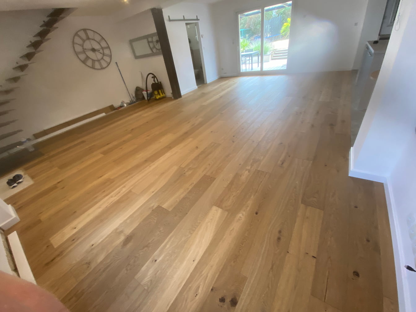 Pose de parquet contre-collé